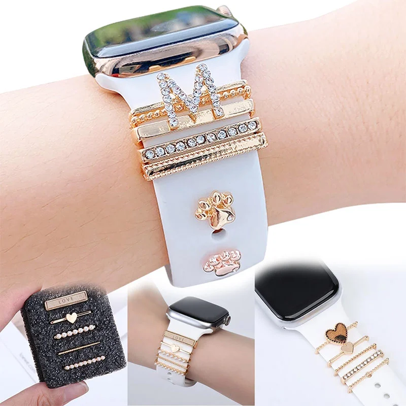 Smartwatch Ring Watches - Dla Apple Watch Band metalowe zawieszki
