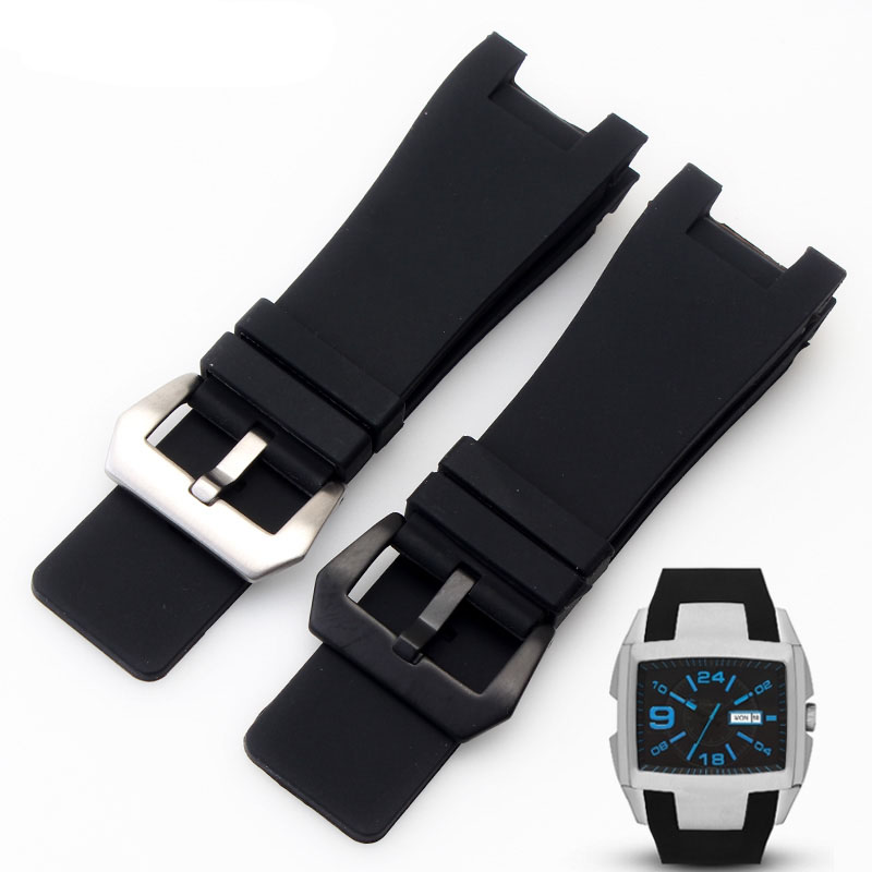 Diesel Watches Smartwatch - 32x18mm silikonowe gumowe paski do zegarków