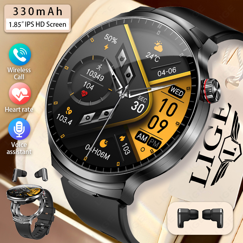 Smartwatch Noise Watches - LIGE 2026 Nowe słuchawki TWS 2