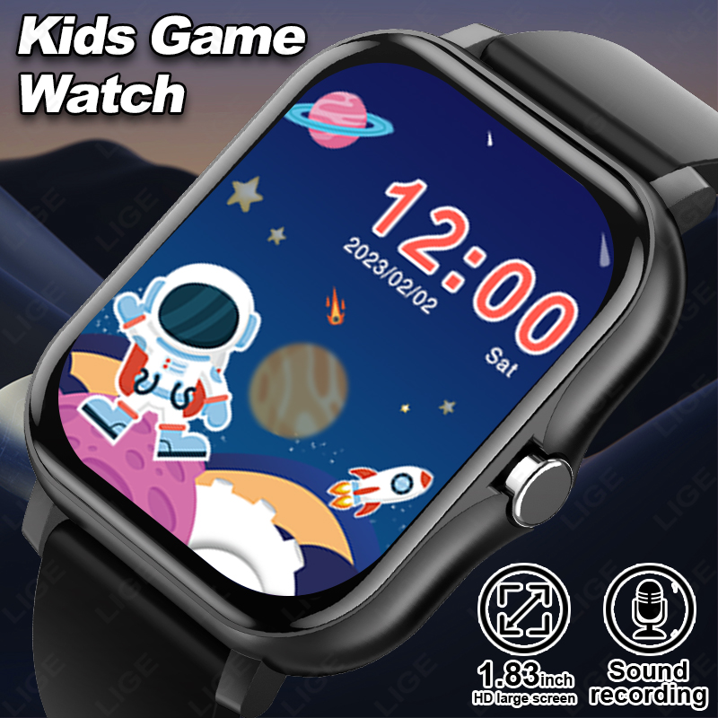 Smartwatch Digital Watches For Boys - LIGE 2025 Audiobook Smartwatch dla dzieci