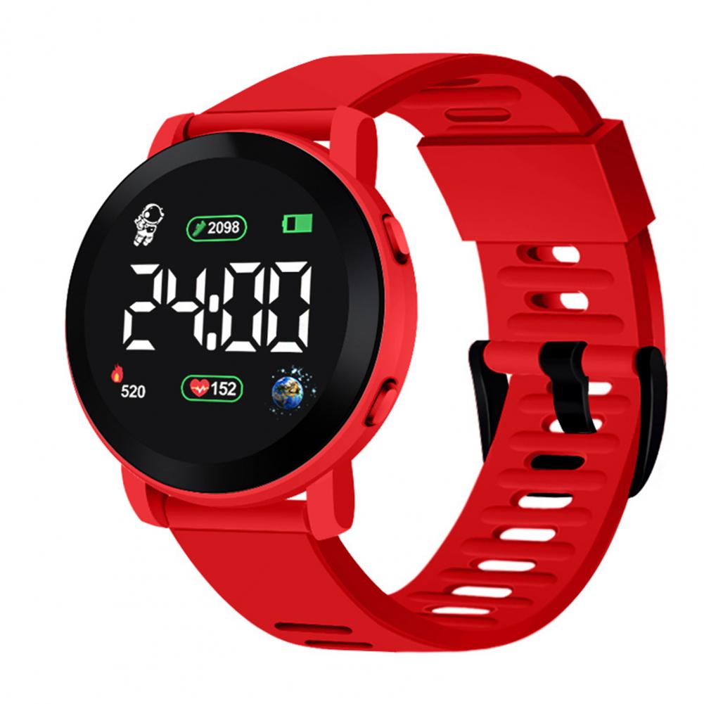 Smartwatch Digital Watches For Kid Girl - Dziecięcy zegarek LED cyfrowy, wodoodporny, z