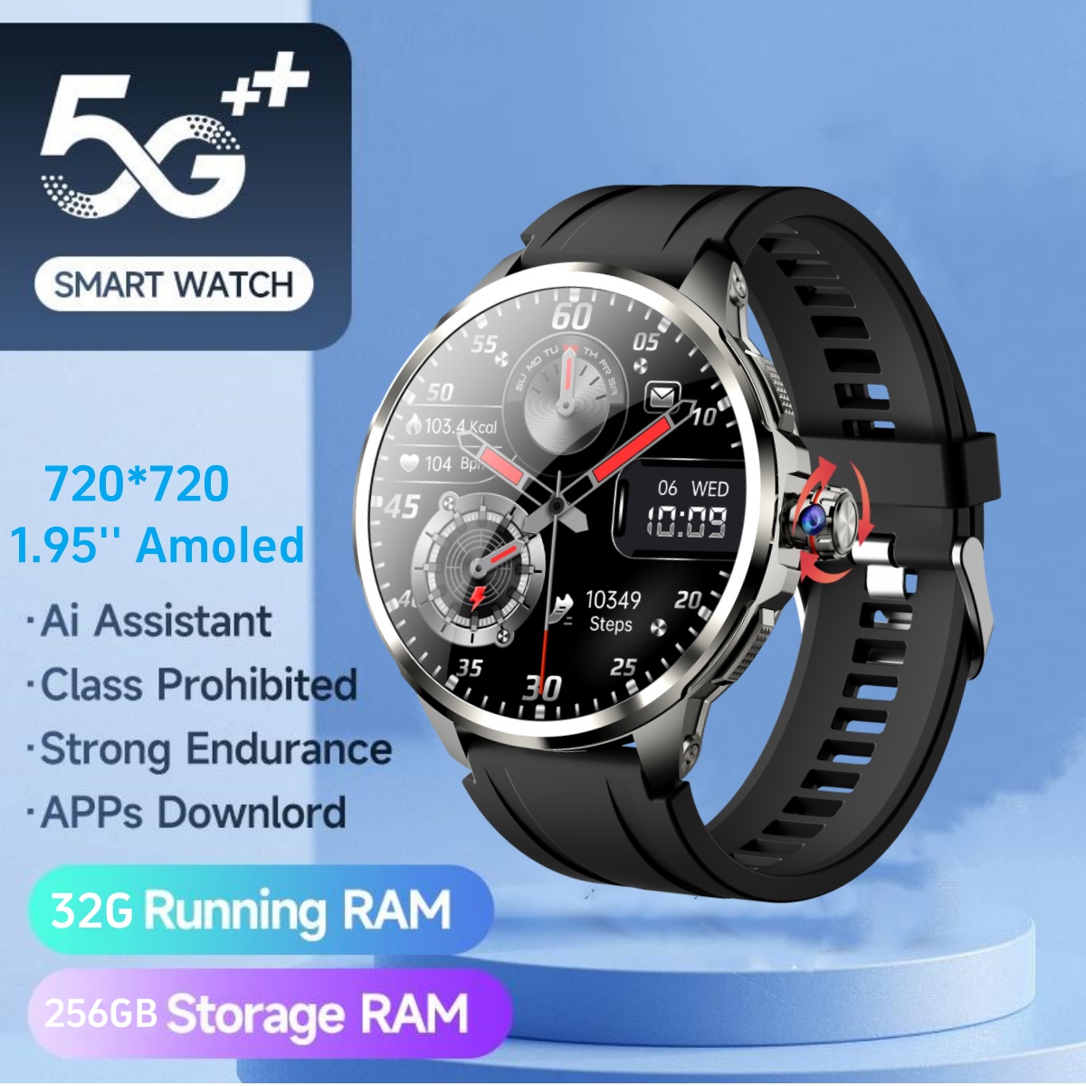 Smartwatch Watch Whatsapp - Nowy inteligentny zegarek H99 o przekątnej
