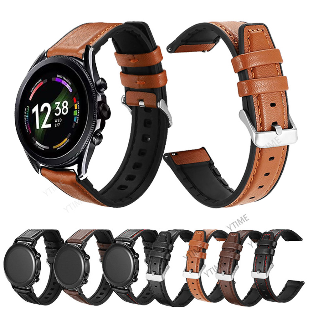 Fossil Watches Smartwatch Gen 5 - 22mm silikonowo-skórzany pasek do Fossil Gen