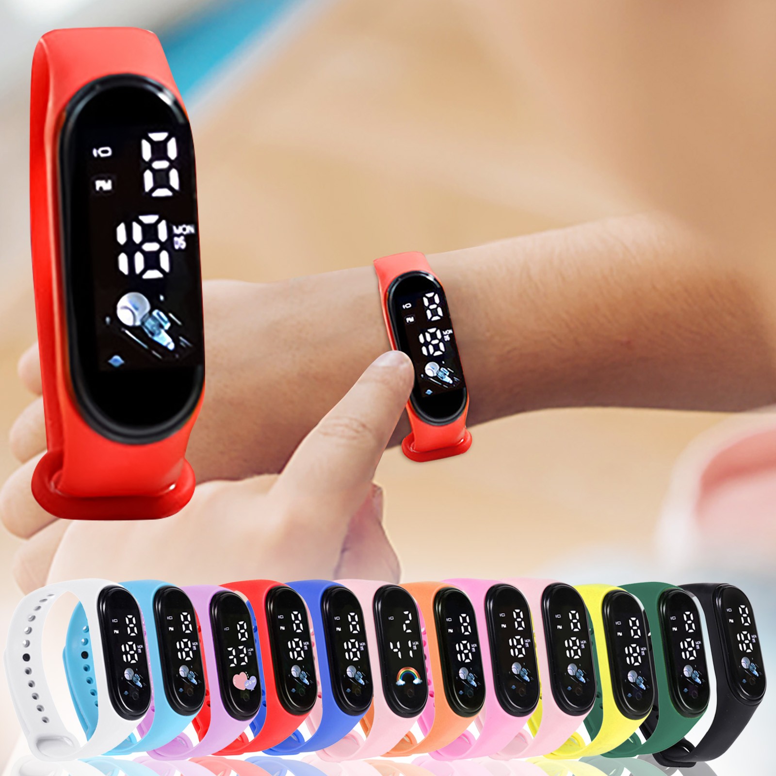 Smartwatch Digital Watches For Kid Girl - Kawaii inteligentny zegarek dla dzieci moda