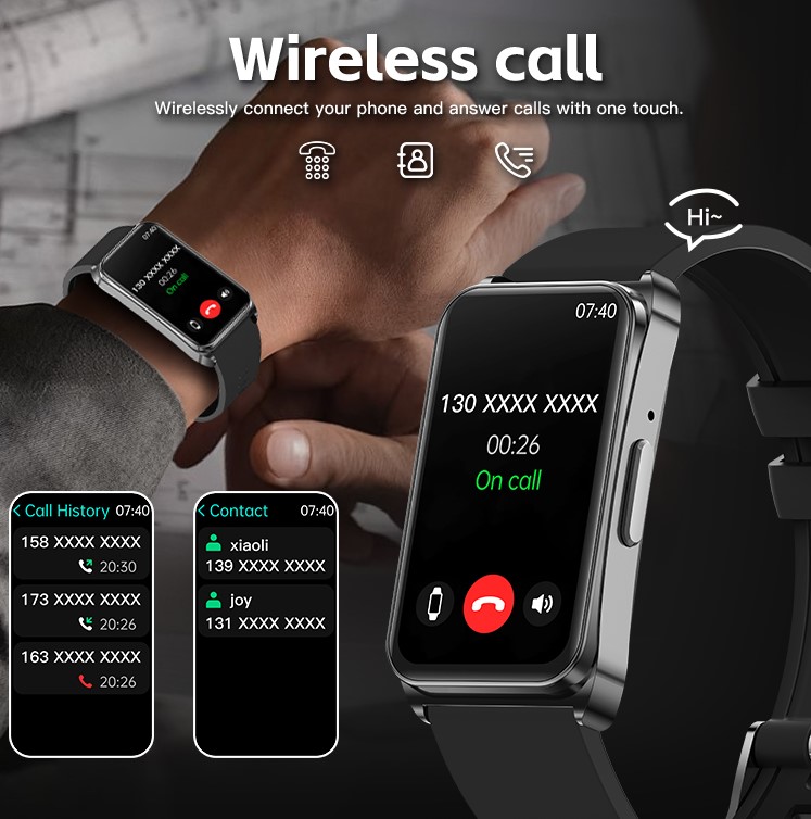 Watch Vs Smartwatch - Cienka, lekka opaska na nadgarstek VS