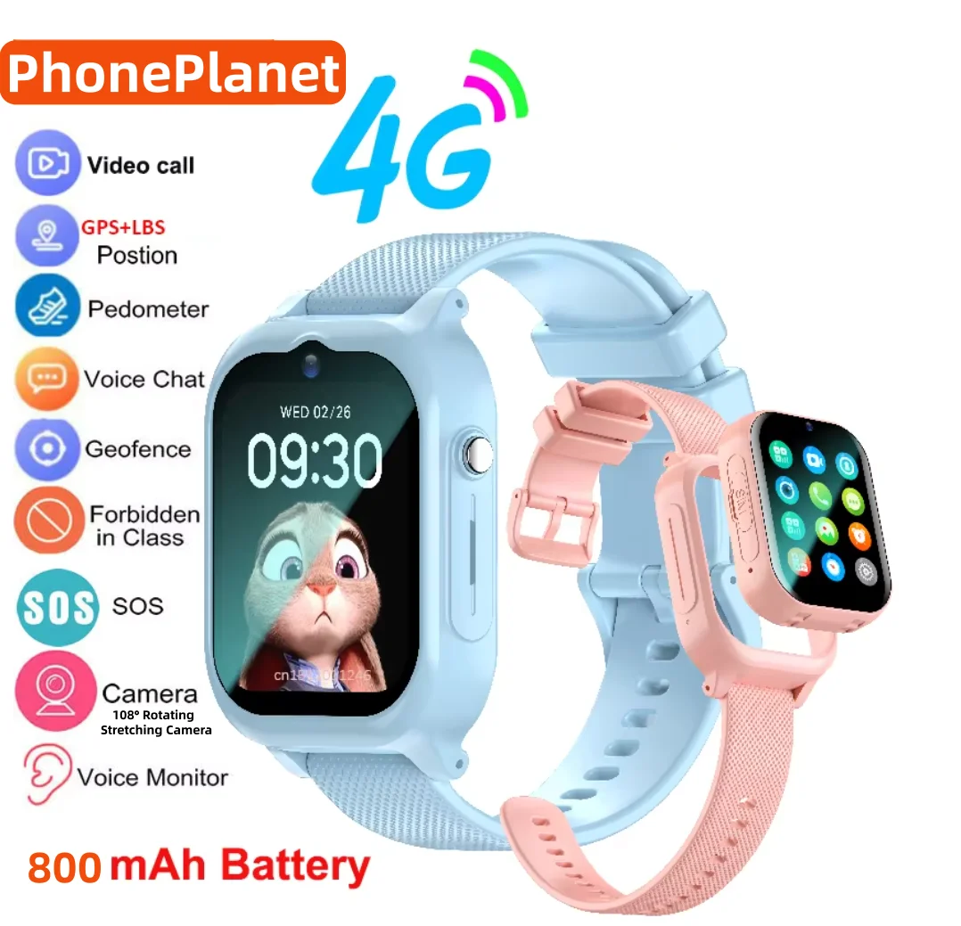 Smartwatch Watches For Boys - Inteligentny zegarek dla dzieci 4G z