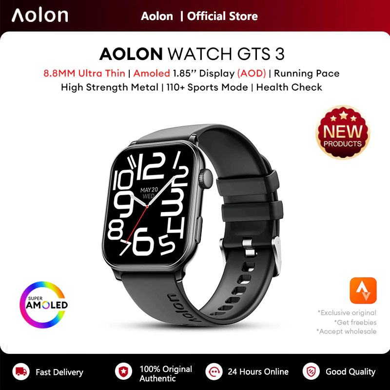 Smartwatch Watch Whatsapp - Aolon GTS3 Smartwatch z dużym ekranem