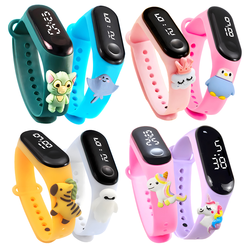 Smartwatch Digital Watches For Kid Girl - Luksusowy dziecięcy zegarek sportowy, wodoodporny, z