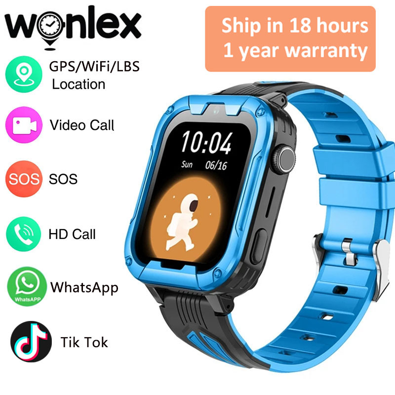 Smartwatch Watch Whatsapp - Wonlex 4G Wifi Smartwatch dla dzieci