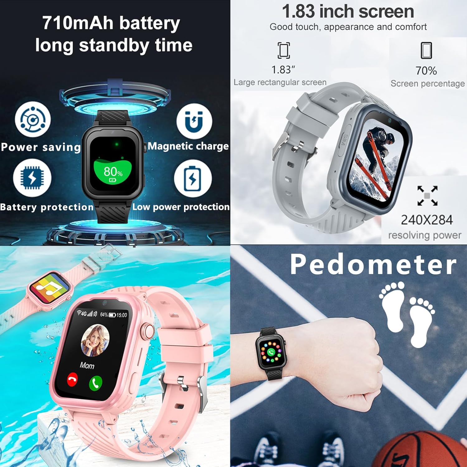 Wonlex KT15Pro 4G Kids Smartwa – Smartwatch Watch Whatsapp recenzja i cena