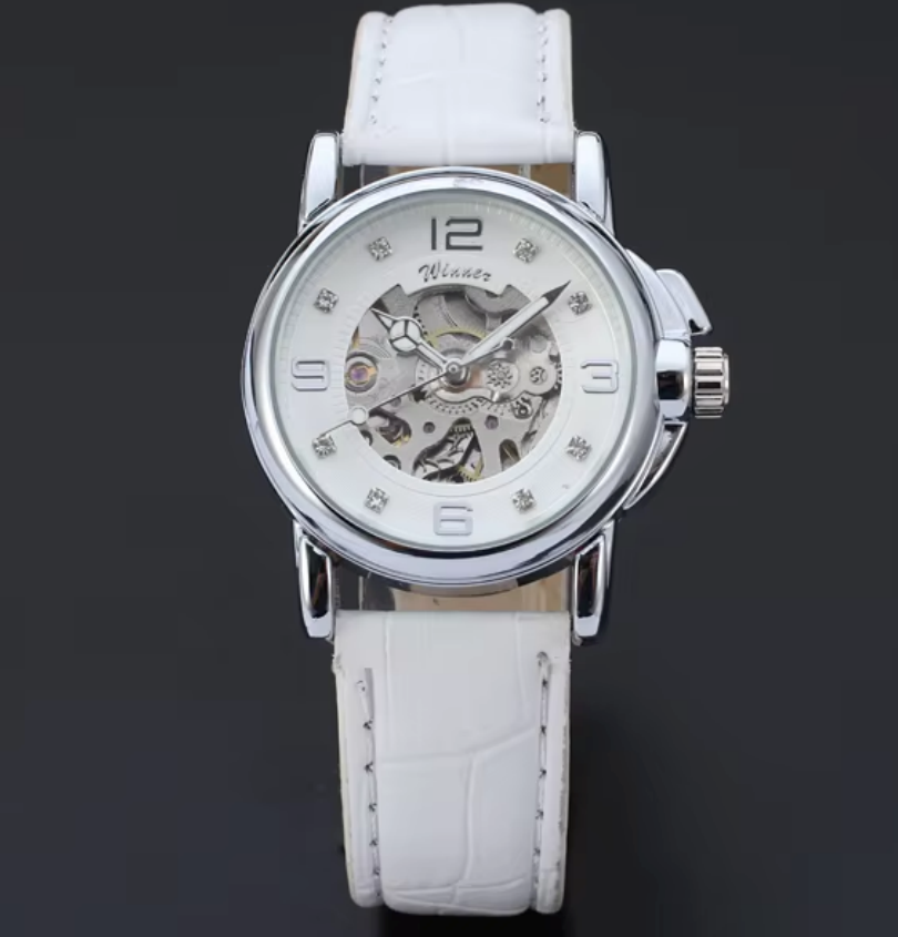 T-WINNER Eleganckie damskie no – Skeleton Mechanical Watch recenzja i cena