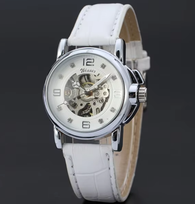 T-WINNER Eleganckie damskie no – Skeleton Mechanical Watch recenzja i cena