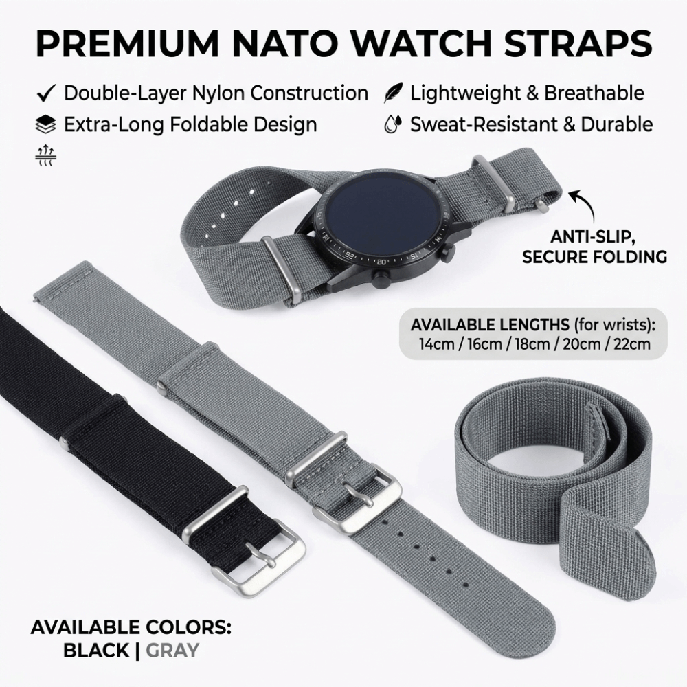 Pasek do zegarka NATO 14/16/18 – Nato Strap Nylon recenzja i cena