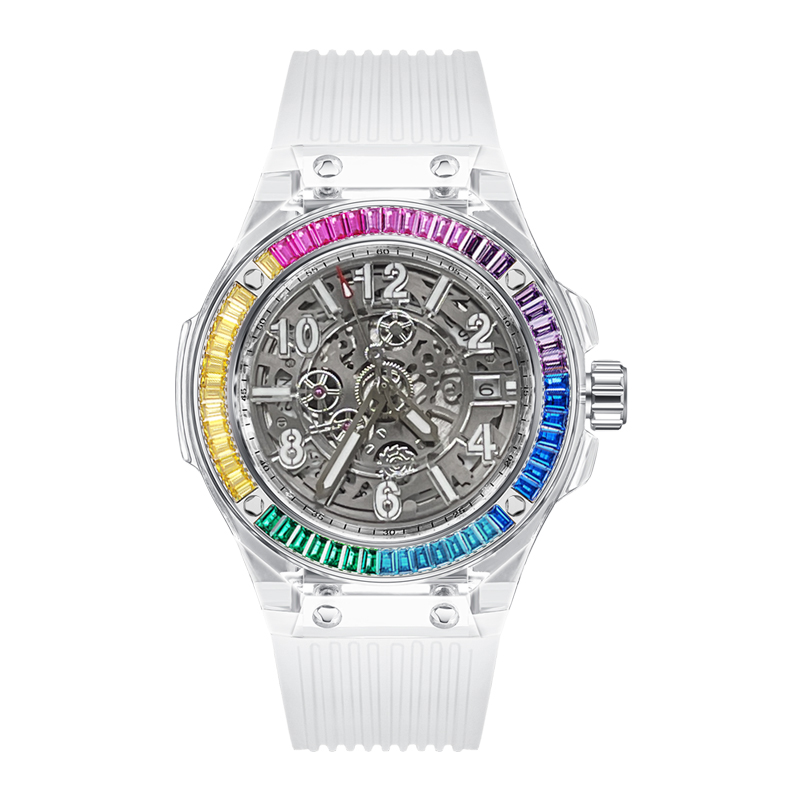 HANBORO Damski Zegarek Automat – Skeleton Mechanical Watch recenzja i cena