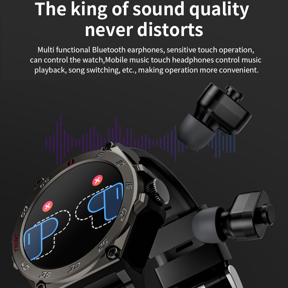 1.53-calowy Męski Zestaw Słuch – Smartwatch Noise Watches recenzja i cena