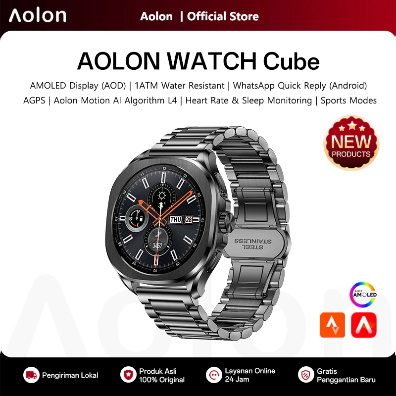 Aolon Cube Smart Watch 1.43