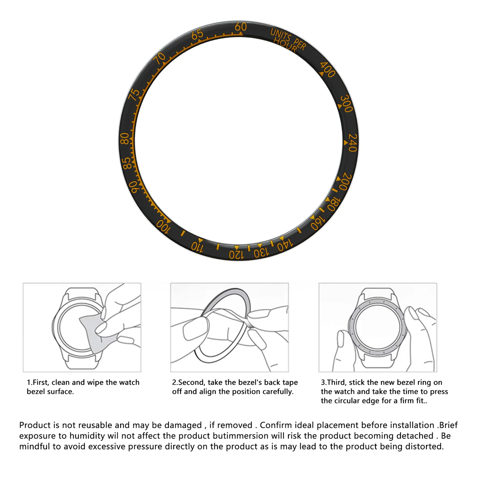 Metalowa ramka do smartwatcha  – Smartwatch Ring Watches recenzja i cena