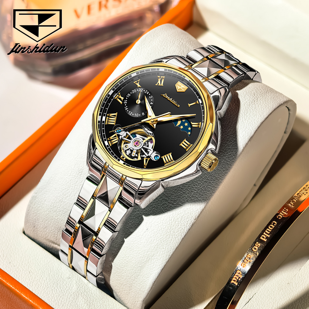 Zegarki damskie JSDUN 8937, au – Skeleton Mechanical Watch recenzja i cena