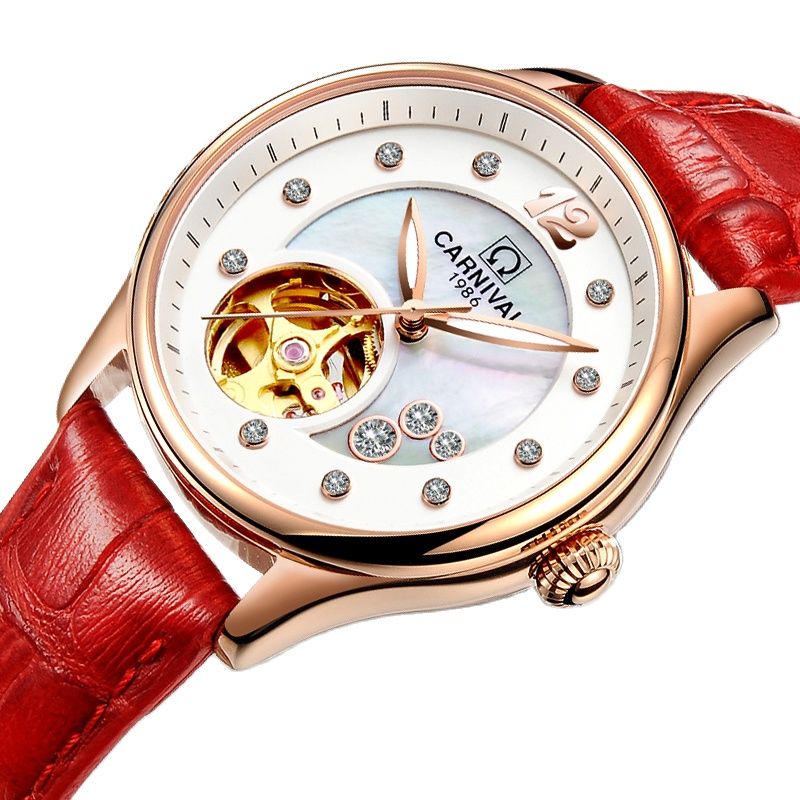Szwajcarski Zegarek Damski CAR – Skeleton Mechanical Watch recenzja i cena