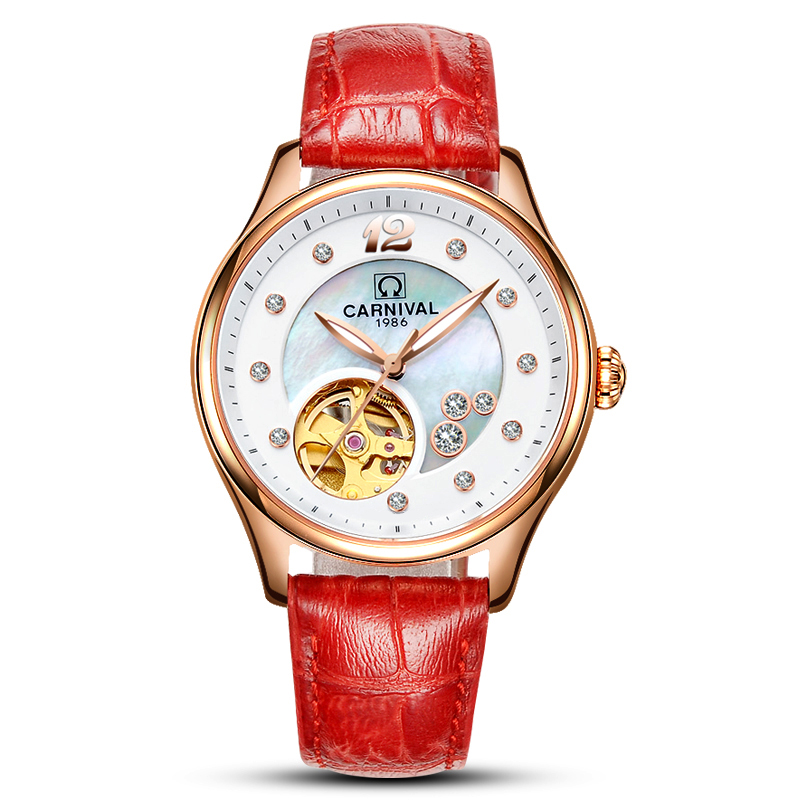 Szwajcarski Zegarek Damski CAR – Skeleton Mechanical Watch recenzja i cena