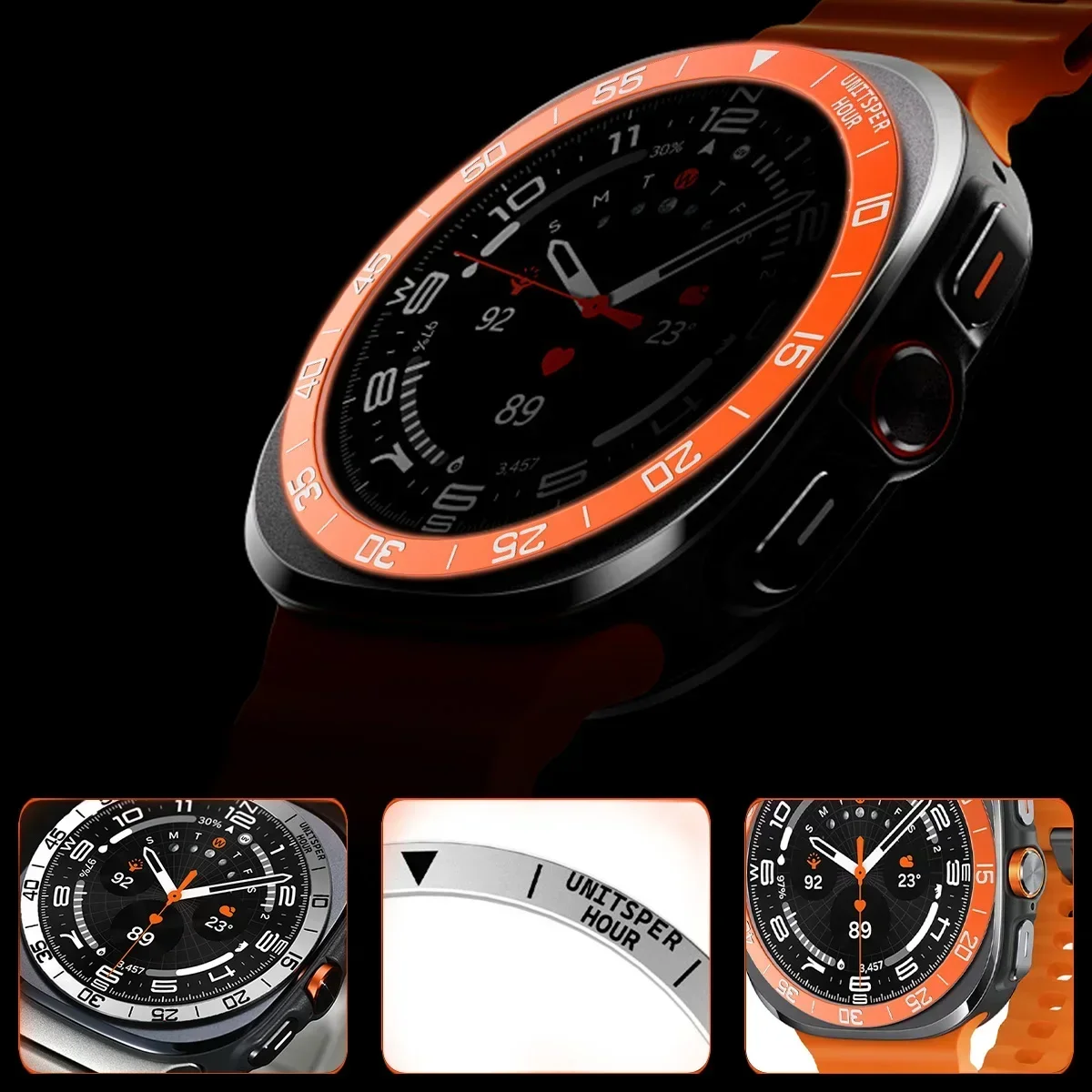 Metalowa osłona Bezel Ring Cas – Smartwatch Ring Watches recenzja i cena