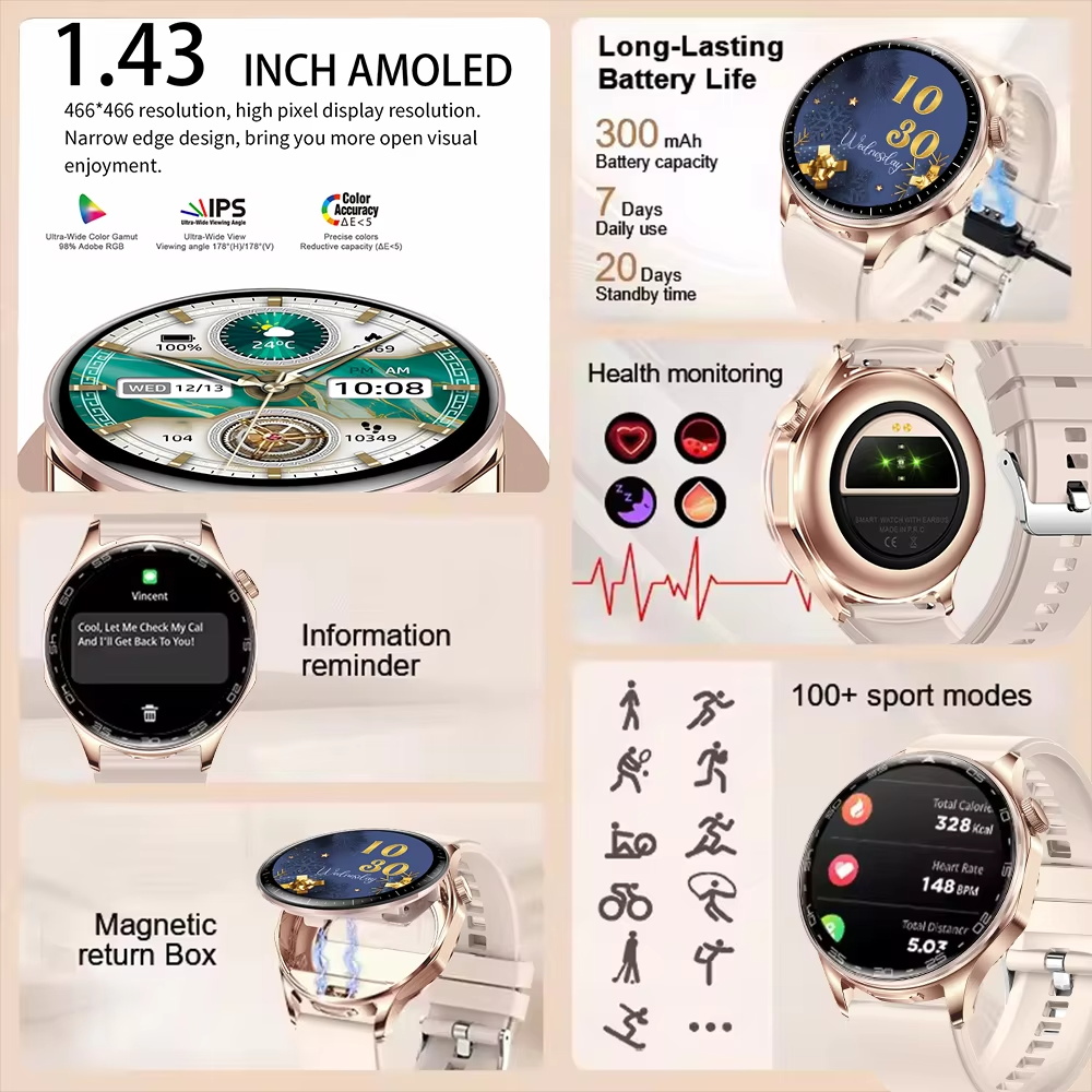 Smartwatch DAORKOW T98 z funkc – Smartwatch Noise Watches recenzja i cena