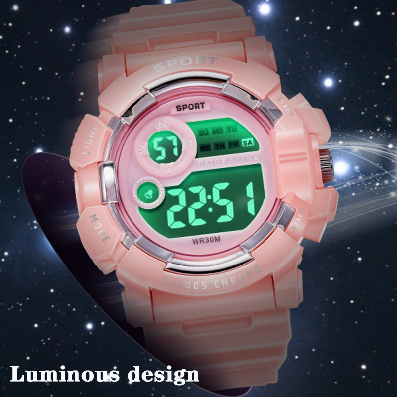 YIKAZE zegarki dla dzieci moda – Smartwatch Digital Watches For Kid Girl recenzja i cena