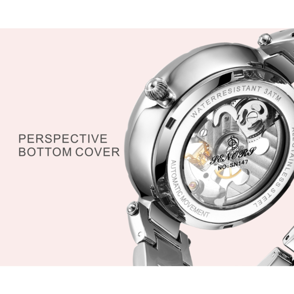 Luksusowy damski wodoodporny s – Skeleton Mechanical Watch recenzja i cena