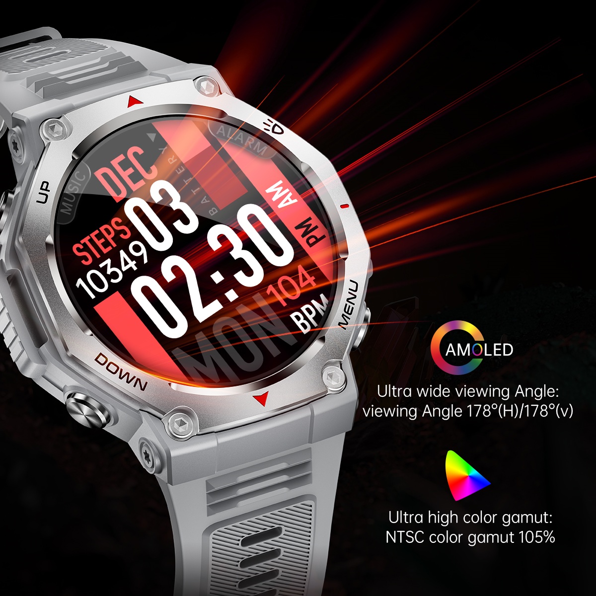 Nowy smartwatch AMOLED dla męż – Watch Vs Smartwatch recenzja i cena