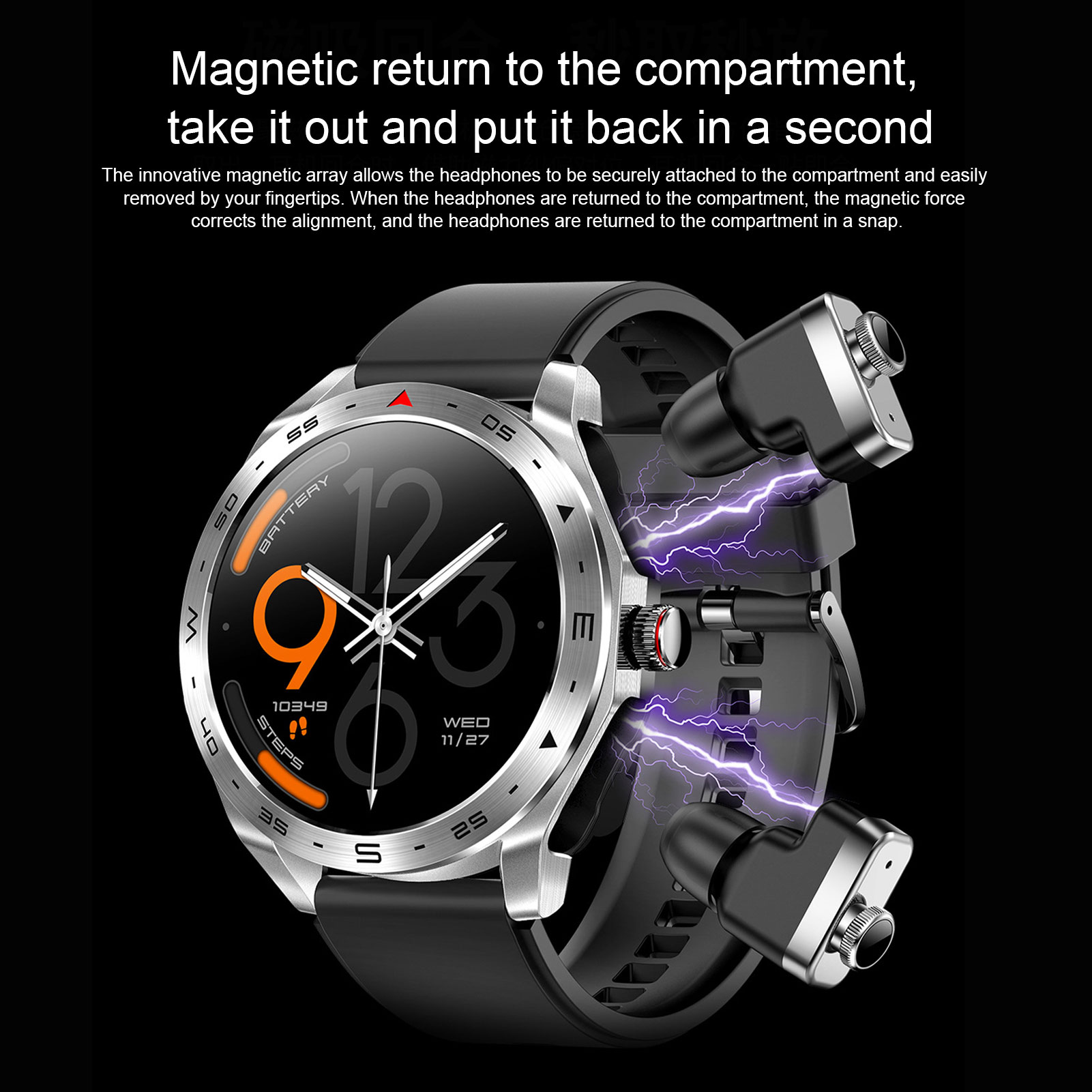 Smartwatch 2 w 1 Wodoodporny T – Smartwatch Noise Watches recenzja i cena