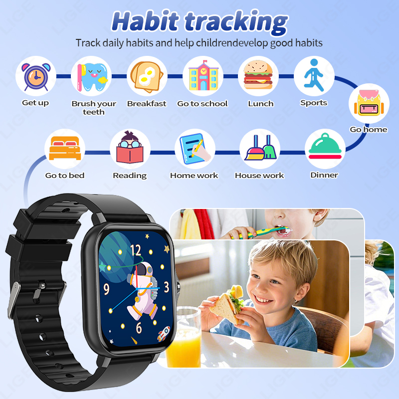 LIGE 2025 Audiobook Smartwatch – Smartwatch Digital Watches For Boys recenzja i cena