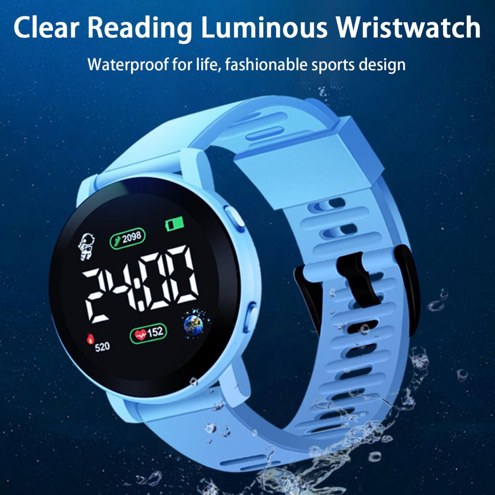 Dziecięcy zegarek LED cyfrowy, – Smartwatch Digital Watches For Kid Girl recenzja i cena