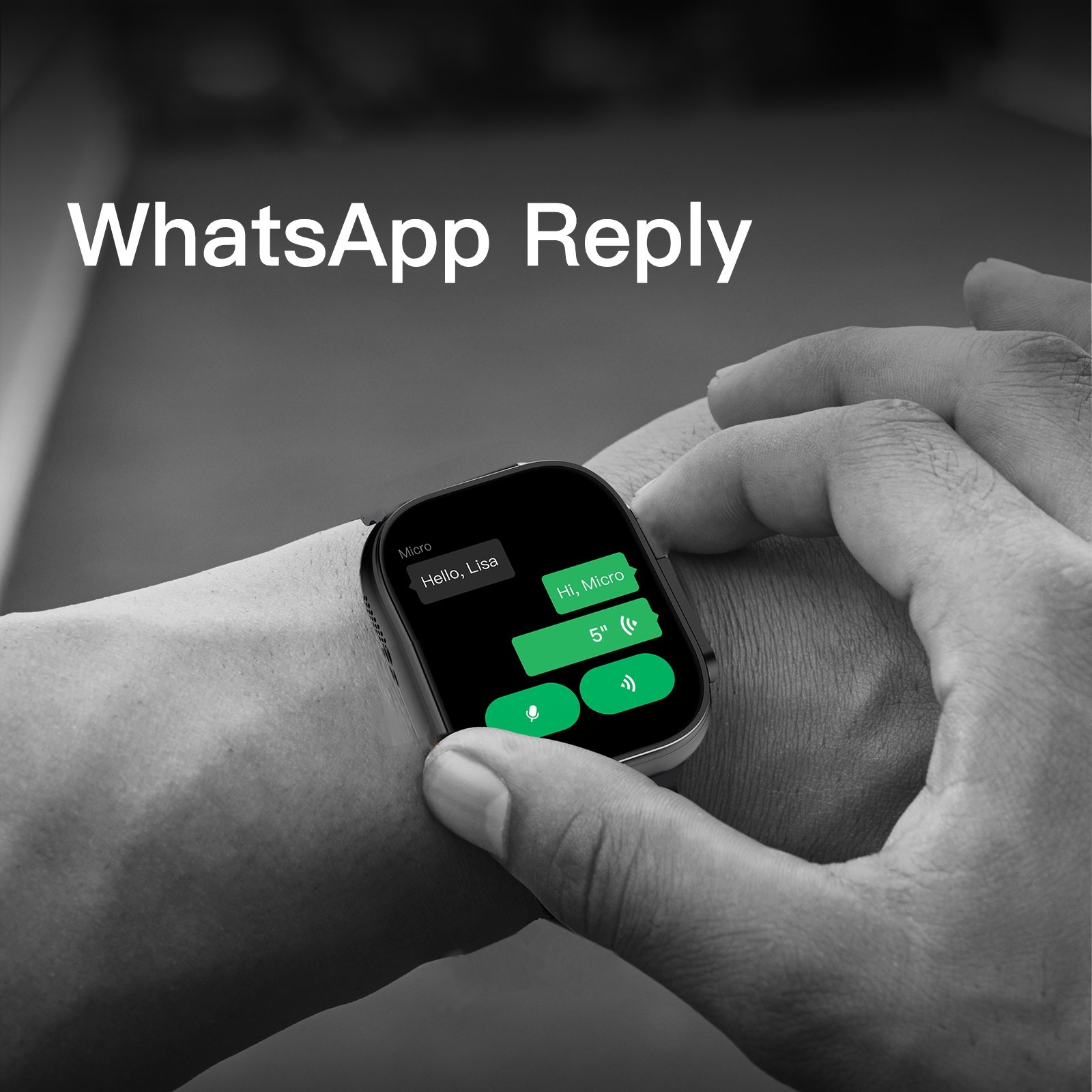 Whatsapp Quick Replies Ultra5  – Smartwatch Watch Whatsapp recenzja i cena