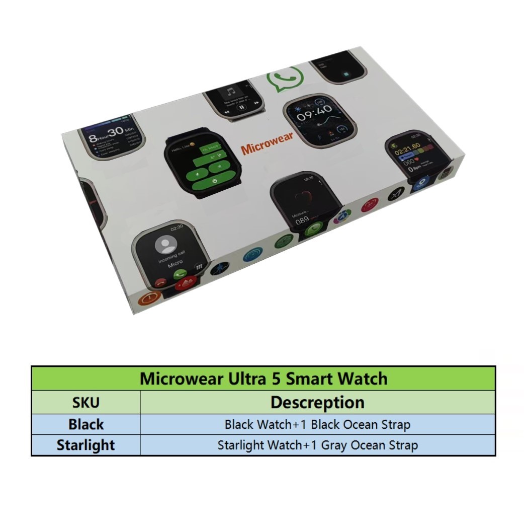 Whatsapp Quick Replies Ultra5  – Smartwatch Watch Whatsapp recenzja i cena