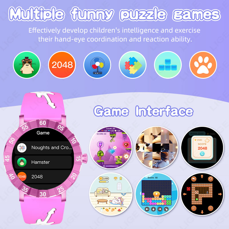 LIGE Dziewczęcy Smartwatch SOS – Smartwatch Watches Useful Gift For Boys recenzja i cena