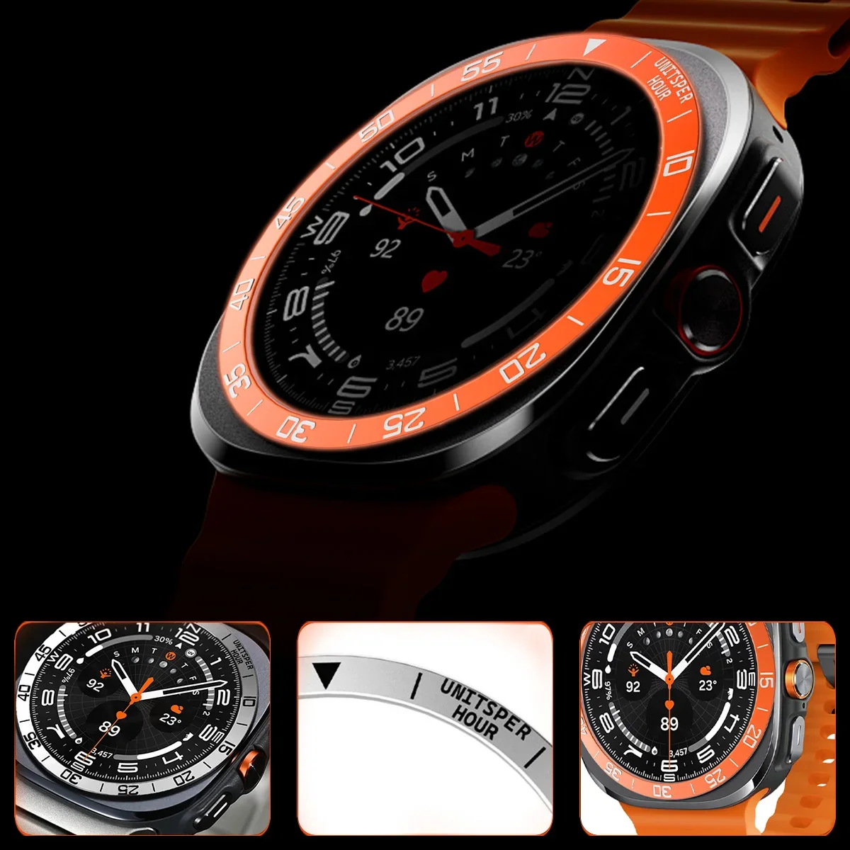 Metalowa osłona Bezel Ring Cas – Smartwatch Ring Watches recenzja i cena