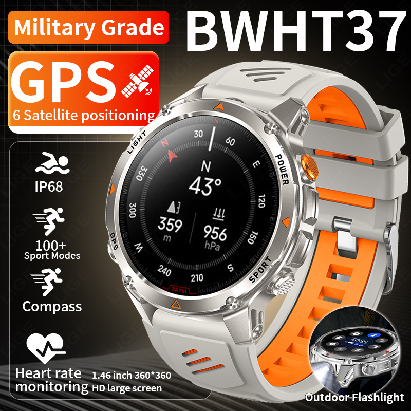 LIGE Wytrzymały Smartwatch z G – Smartwatch Watches For Men recenzja i cena