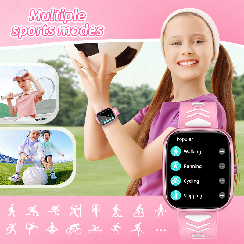 LIGE Nowy 1,75-calowy wodoodpo – Smartwatch Digital Watches For Boys recenzja i cena