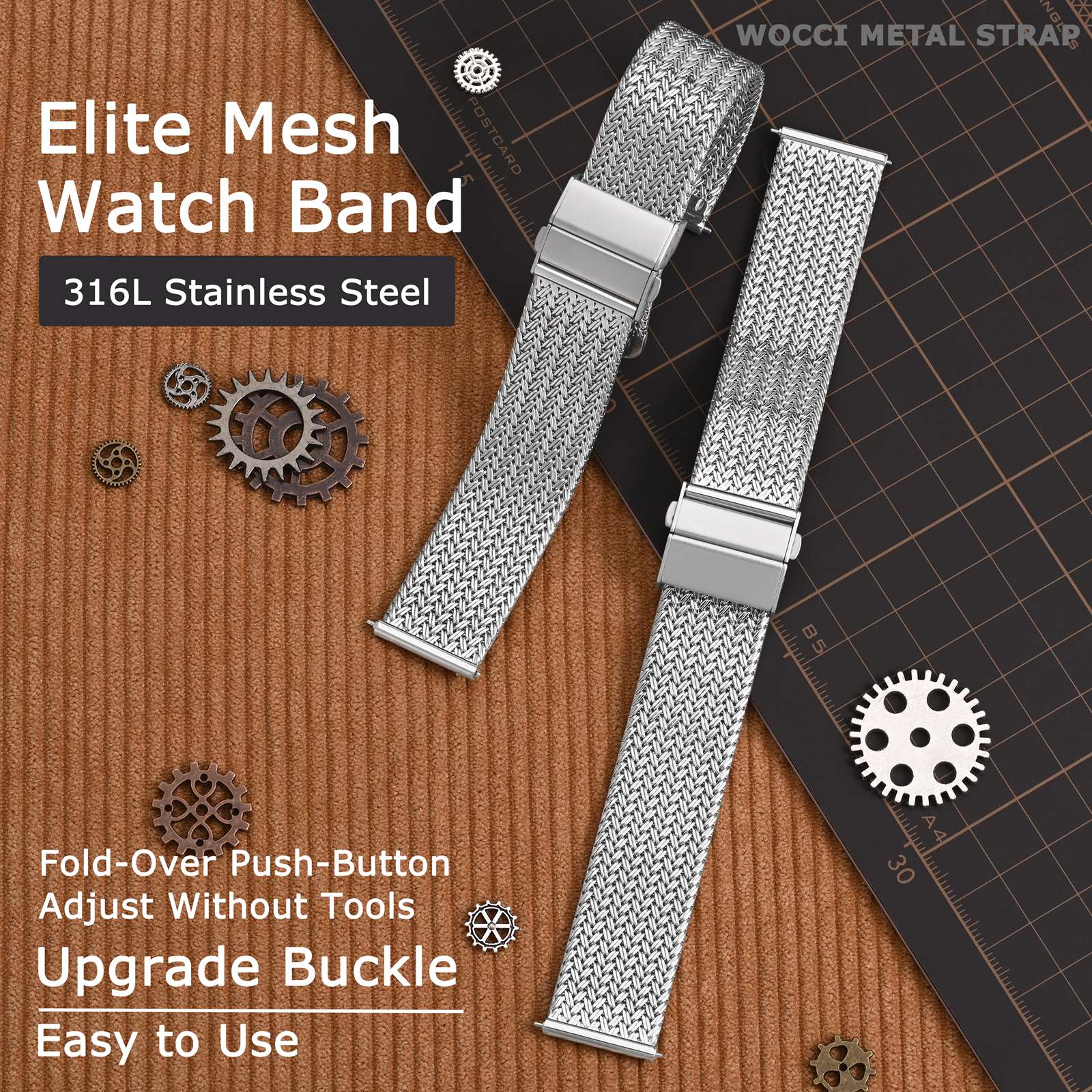 WOCCI Elite Metalowy pasek do  – Nato Strap Nylon recenzja i cena