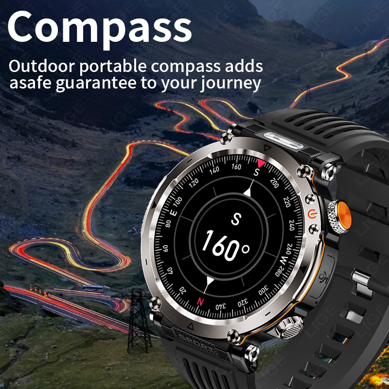 Nowy wojskowy smartwatch outdo – Smartwatch Watches For Men recenzja i cena