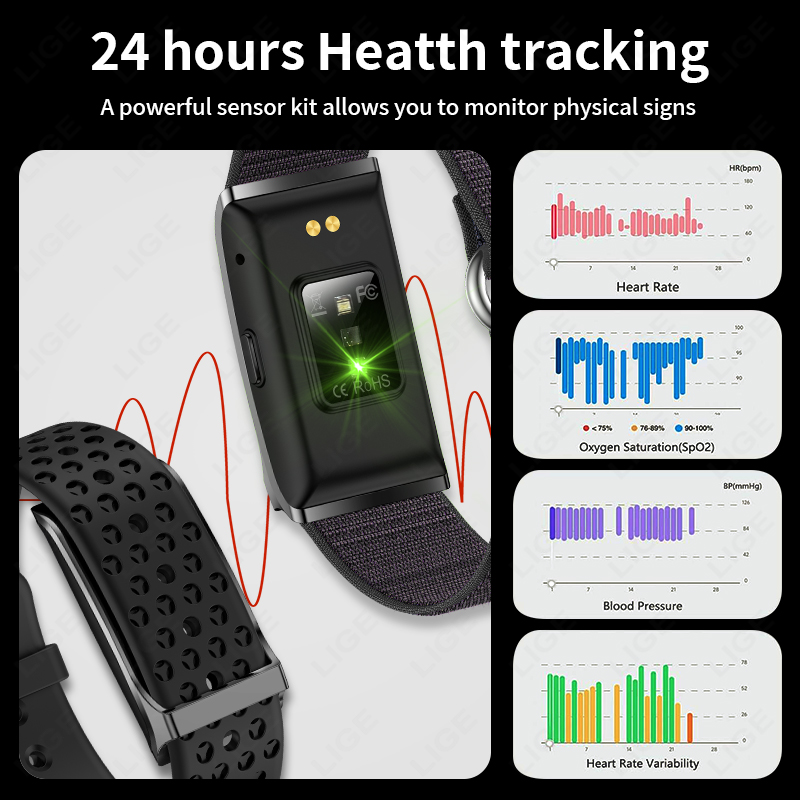 LIGE 100+ Sportowy Tracker Fit – Smartwatch Watches For Men recenzja i cena