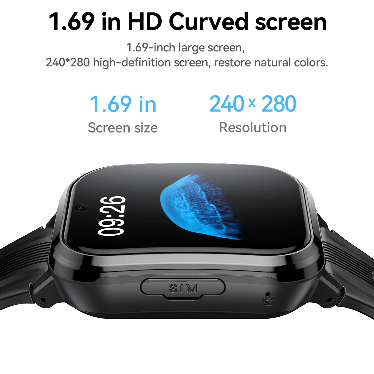 HOCO Y108 1.69-calowy zakrzywi – Smartwatch Watches For Boys recenzja i cena