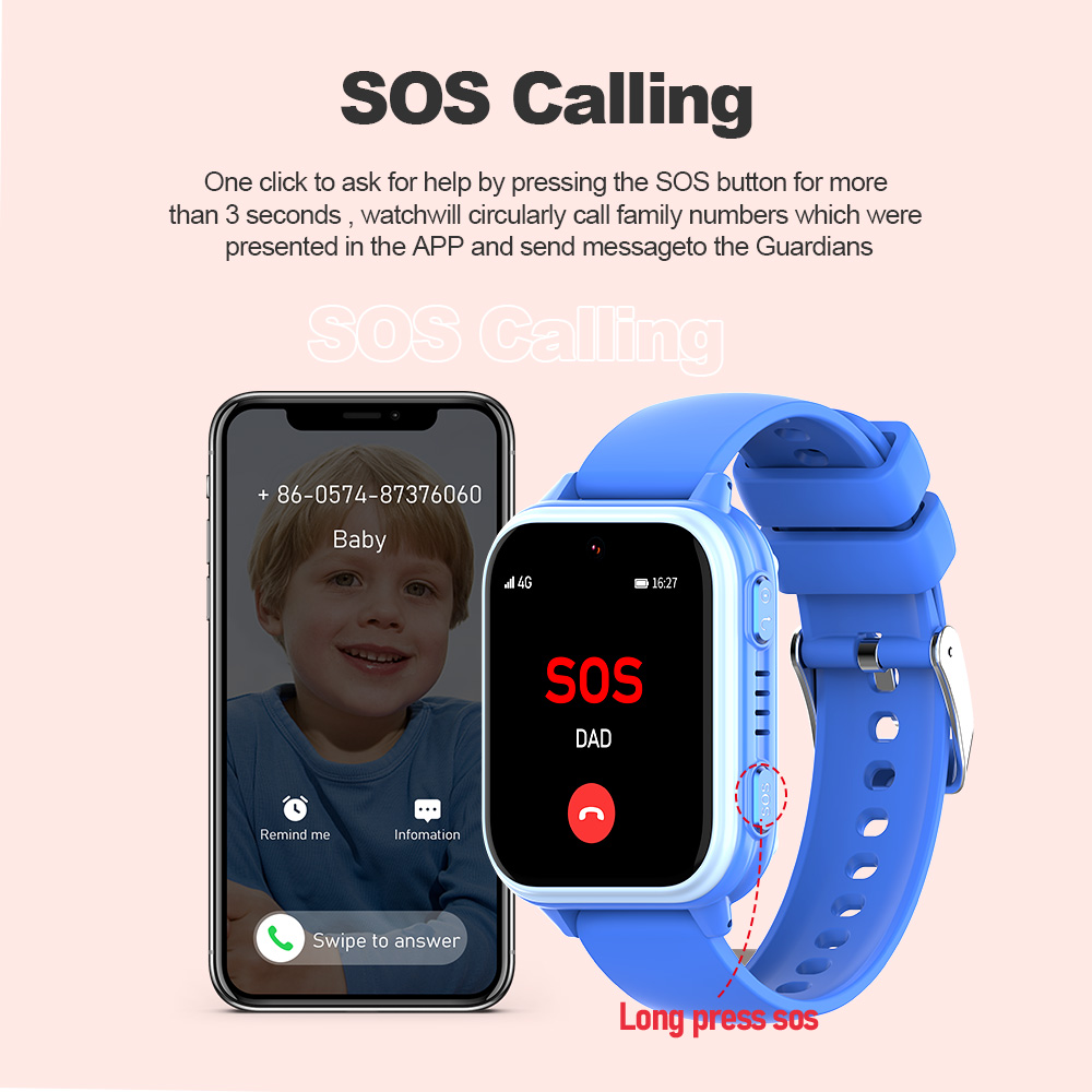 Wonlex 4G Kids Smart Watch KT3 – Smartwatch Watch Whatsapp recenzja i cena